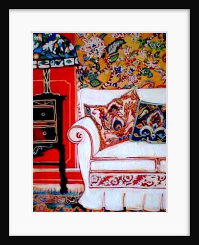 White couch, 2015 by Linda Arthurs