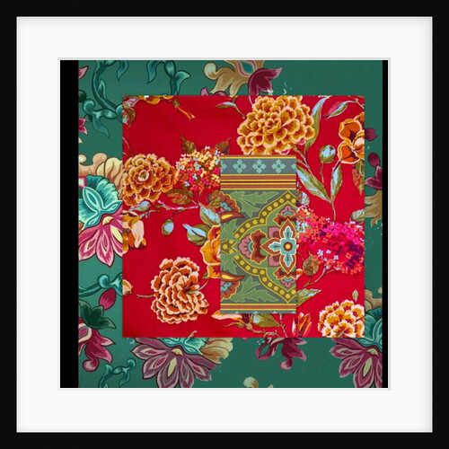 MIXED FLORAL COLLAGE, 2018 by Linda Arthurs