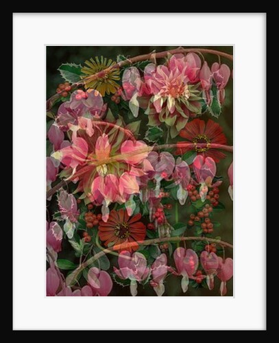 HANGING SPRING COLLAGE, 2017 by Linda Arthurs