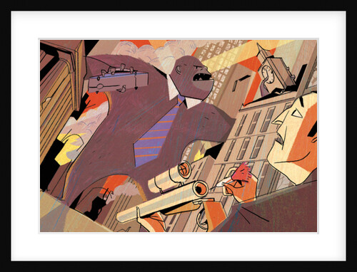 Wall Street Rampage, 2009, by A.Richard Allen
