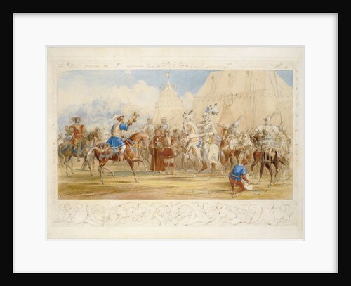 The Challenge, 1841 by James Henry Nixon