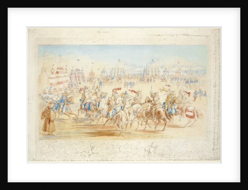 The Melee, 1839 by James Henry Nixon