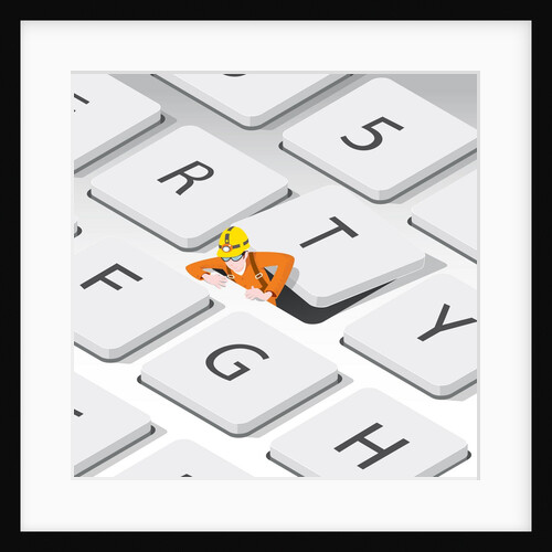 The Keyboard Cleaner, 2023 by Nick Diggory