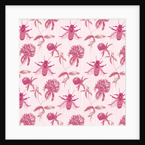 Clover and Honey Bee, 2017 by Andrew Watson