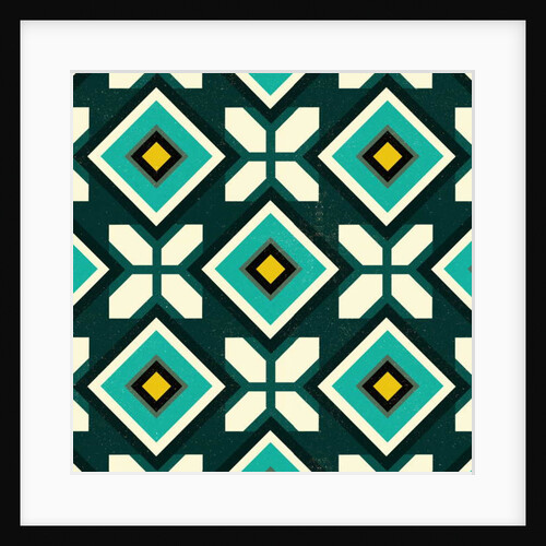 Green Spanish tile, 2018 by Andrew Watson