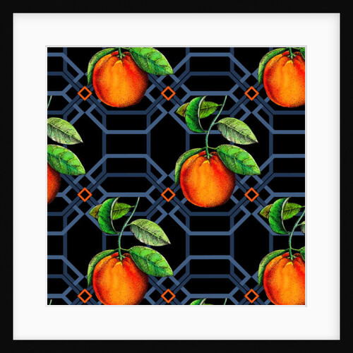 Orange geometric, 2018 by Andrew Watson