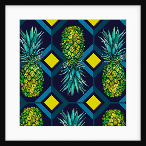 Pineapple geometric tile, 2018 by Andrew Watson