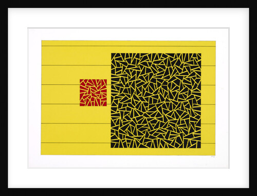 Poise on Yellow Field, 2014 by Alex Dunn