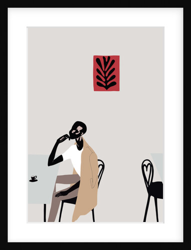 Cafe Scene with Matisse, 2016, by Yi Xiao Chen
