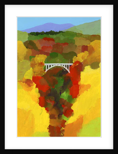 Autumn leaves valley, 2017 by Hiroyuki Izutsu