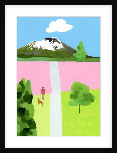 Pink Hill, 2017 by Hiroyuki Izutsu