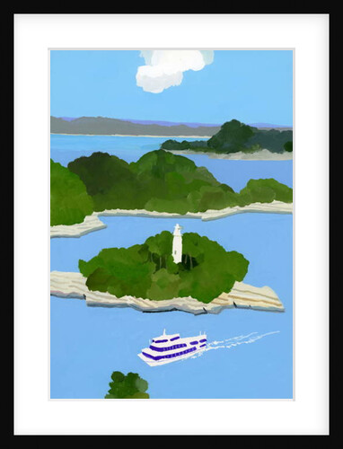 Sightseeing boat, 2017 by Hiroyuki Izutsu