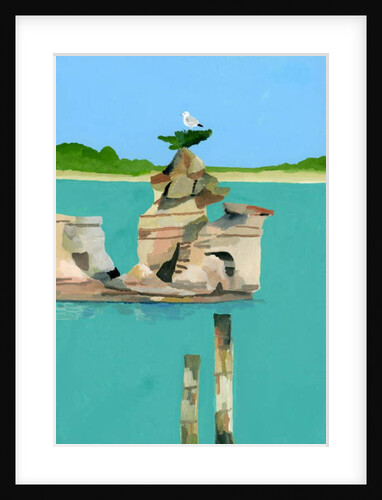 Seagull resting, 2017 by Hiroyuki Izutsu