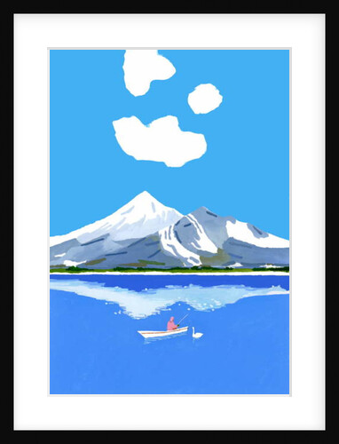 Fishing on the winter lake, 2016 by Hiroyuki Izutsu