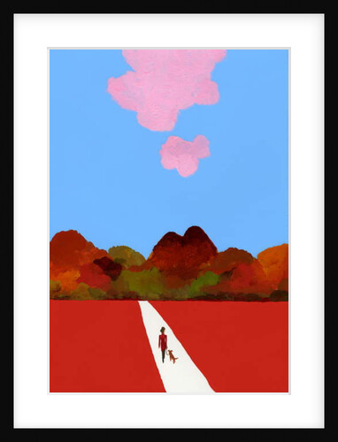 Autumn walking path, 2016 by Hiroyuki Izutsu