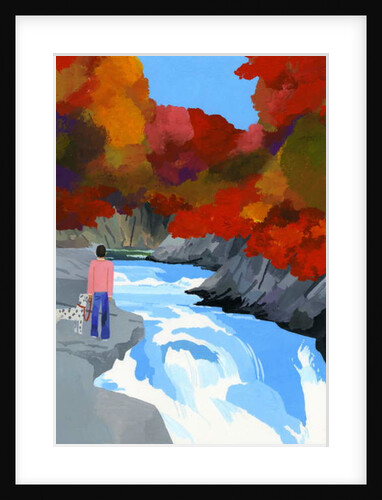 Autumn leaves and rivers, 2016 by Hiroyuki Izutsu