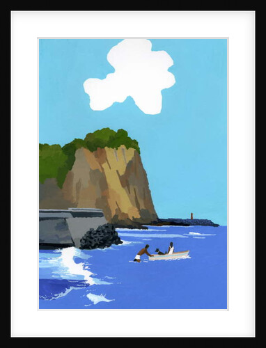 Summer and sea and boat, 2016 by Hiroyuki Izutsu