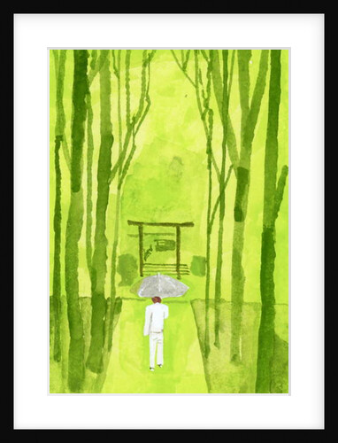 ise shrine; Torii is the entrance to the shrine, 2016 by Hiroyuki Izutsu