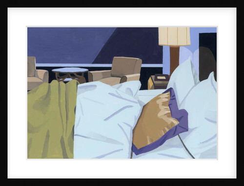 Hotel, bedroom, 2016 by Hiroyuki Izutsu