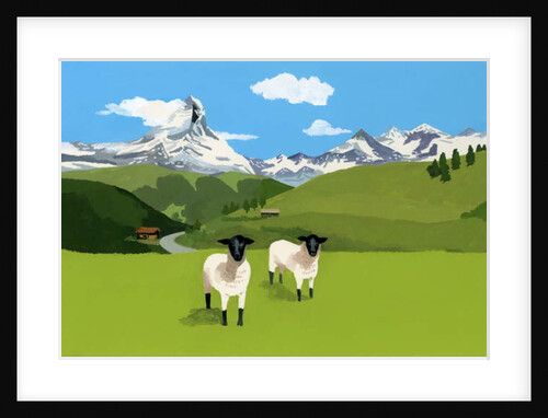 Sheep in Zermatt, Switzerland, 2015 by Hiroyuki Izutsu