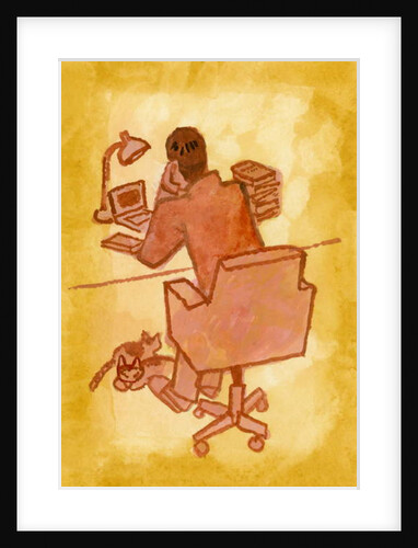 A novelist who writes manuscripts, 2016 by Hiroyuki Izutsu