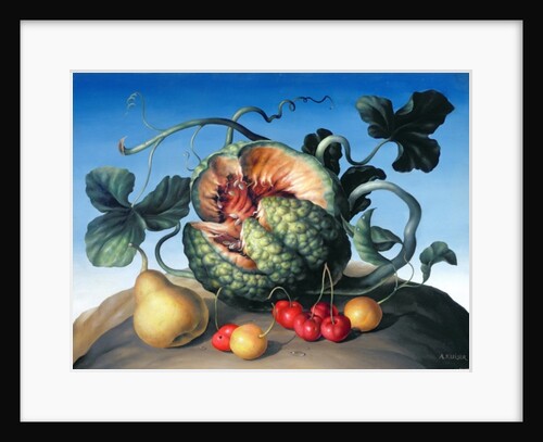 Melon on a mountain by Amelia Kleiser
