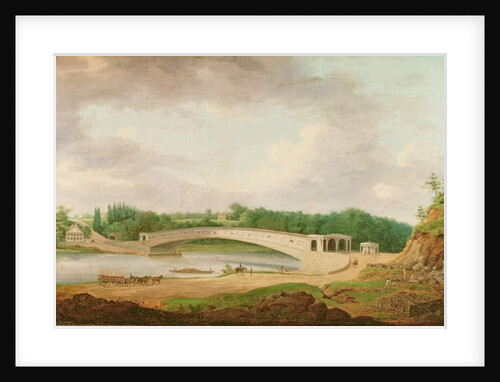Upper Ferry Bridge at Fairmount by Thomas Birch