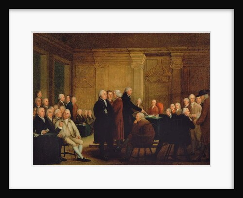 Congress Voting Independence, c.1795-1801 by Robert Edge and Savage Edward (1761-1817) Pine