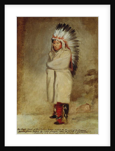 Knife Chief of the Pawnee Loups, 1821 by John Neagle