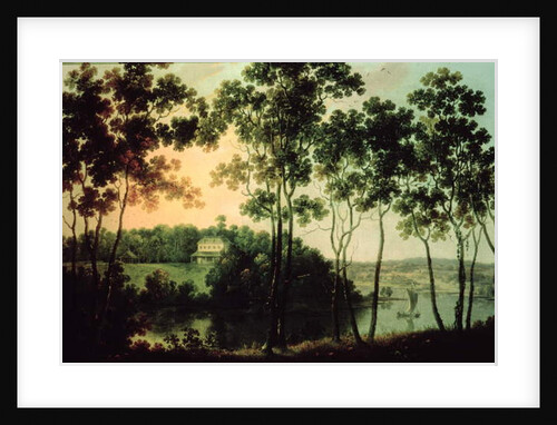 Fairmount and Schuylkill River, 1800 by William Groombridge