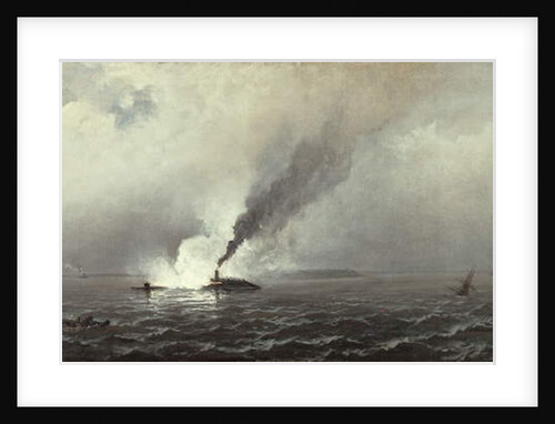 The 'Monitor' and the 'Merrimac', 1874-75 by James Hamilton