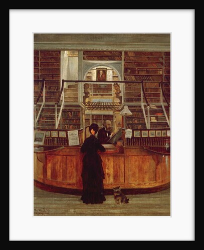 Philadelphia Library, 1875 by George Bacon Wood