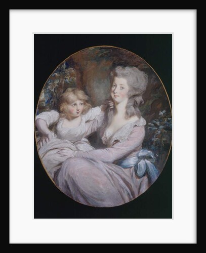 Margaret “Peggy” Arnold and daughter Sophia, c.1787 by Daniel Gardner