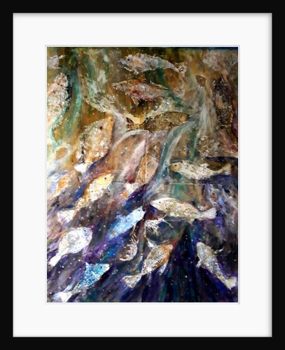 Fish Rising, 2018 by jocasta shakespeare