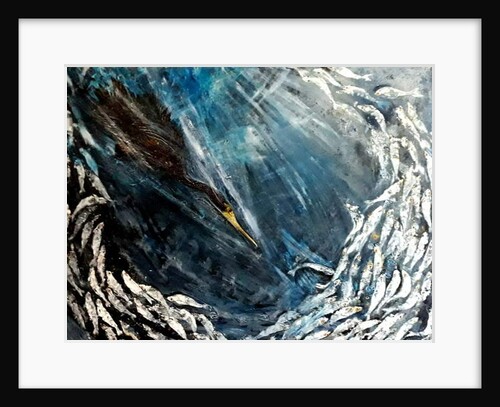 Cormorant Dive, 2019 by jocasta shakespeare