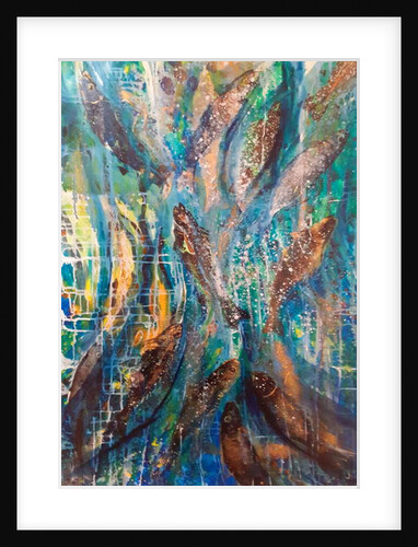 jungle falls, fish, 2019 by jocasta shakespeare