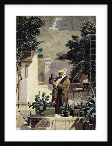 The Cactus Lover, before 1858 by Carl Spitzweg