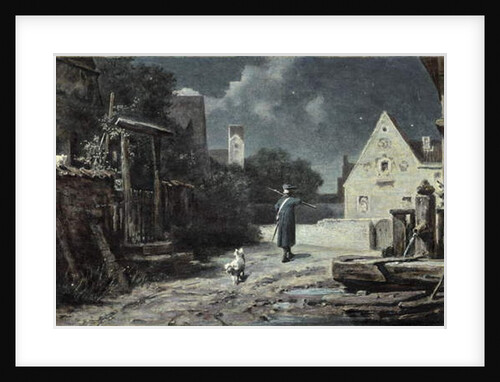 The Night Watchman by Carl Spitzweg