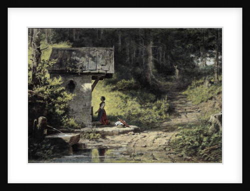 Chapel in the Woods by Carl Spitzweg