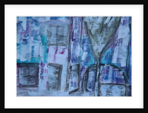 Impression Greek yard and house, Skyros, 2017 by Cosima Duggal