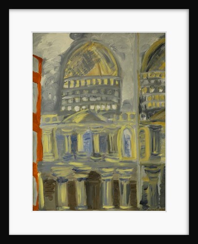 St Paul's Cathedral reflected, 2015 by Cosima Duggal