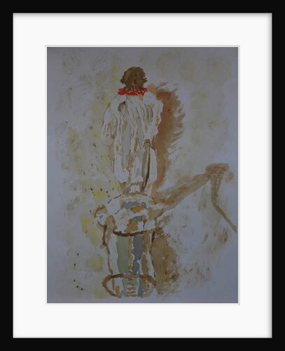 Bedouin leading camel, 2001 by Cosima Duggal