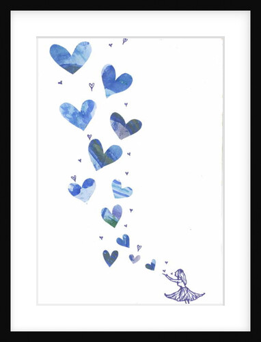 Blowing a Kiss, 2013 by Elizabeth Rider