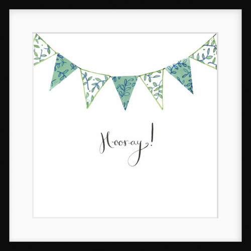 Hooray Bunting, 2018 by Elizabeth Rider