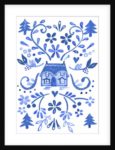 Blue Cottage, 2017 by Elizabeth Rider