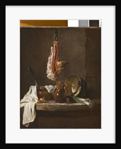 Still Life with a Rib of Beef, 1739 by Jean-Baptiste Simeon Chardin
