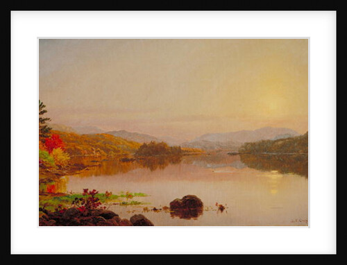 Lake Wawayanda, 1876 by Jasper Francis Cropsey
