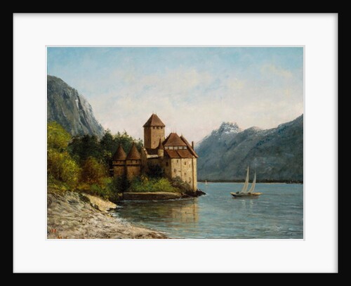 The Castle of Chillon, Evening, c.1872 by Gustave Courbet