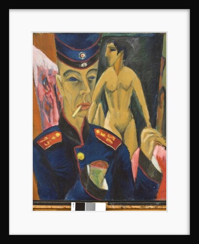 Self Portrait of a Soldier, 1915 by Ernst Ludwig Kirchner
