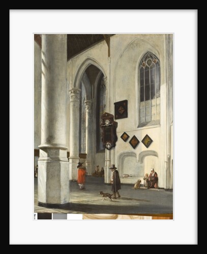 Interior of the Old Church at Delft, 1653/55 by Emanuel de Witte